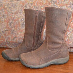 KEEN Presidio II Boots, leather mid calf size 6.5